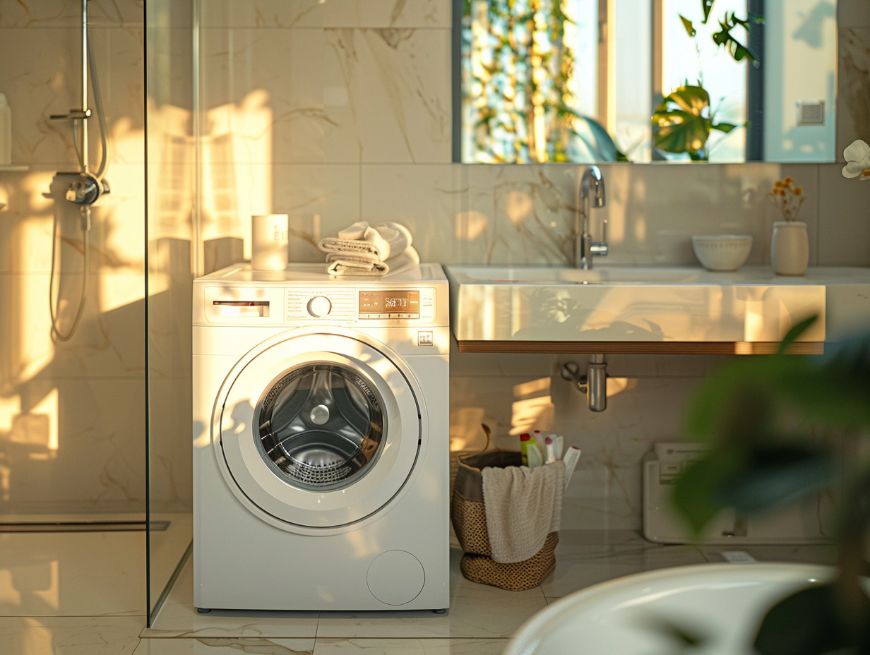 lave-linge  et  taille