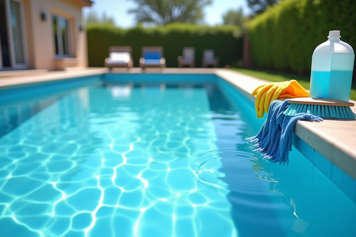 piscine algues