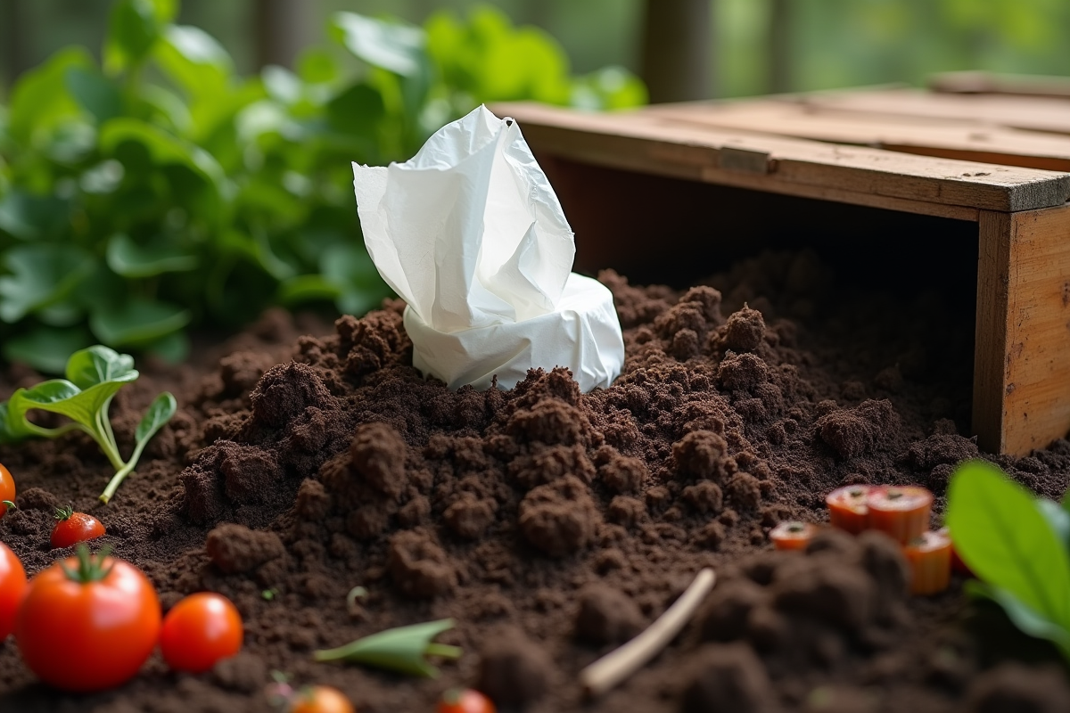 mouchoirs compostables