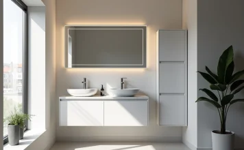 Meuble de salle de bain avec vasque : l’élégance au quotidien